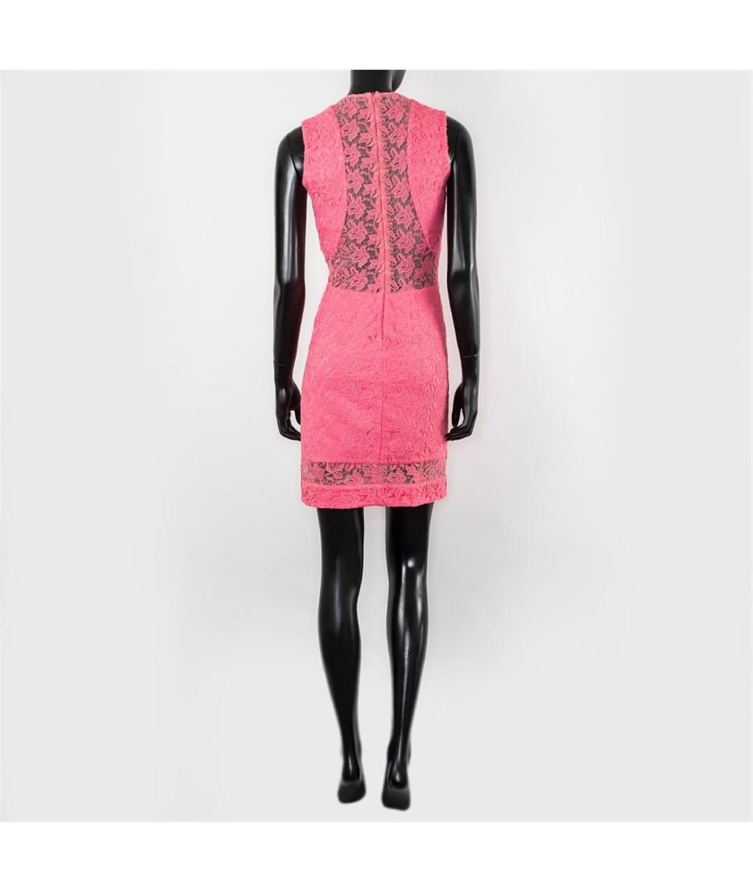 ERMANNO SCERVINO Розовое хлопковое повседневное платье, фото 3
