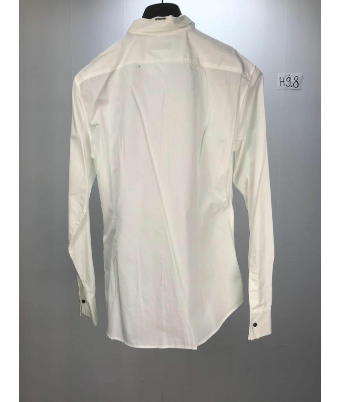 DSQUARED2 Белая хлопковая кэжуал рубашка, фото 2