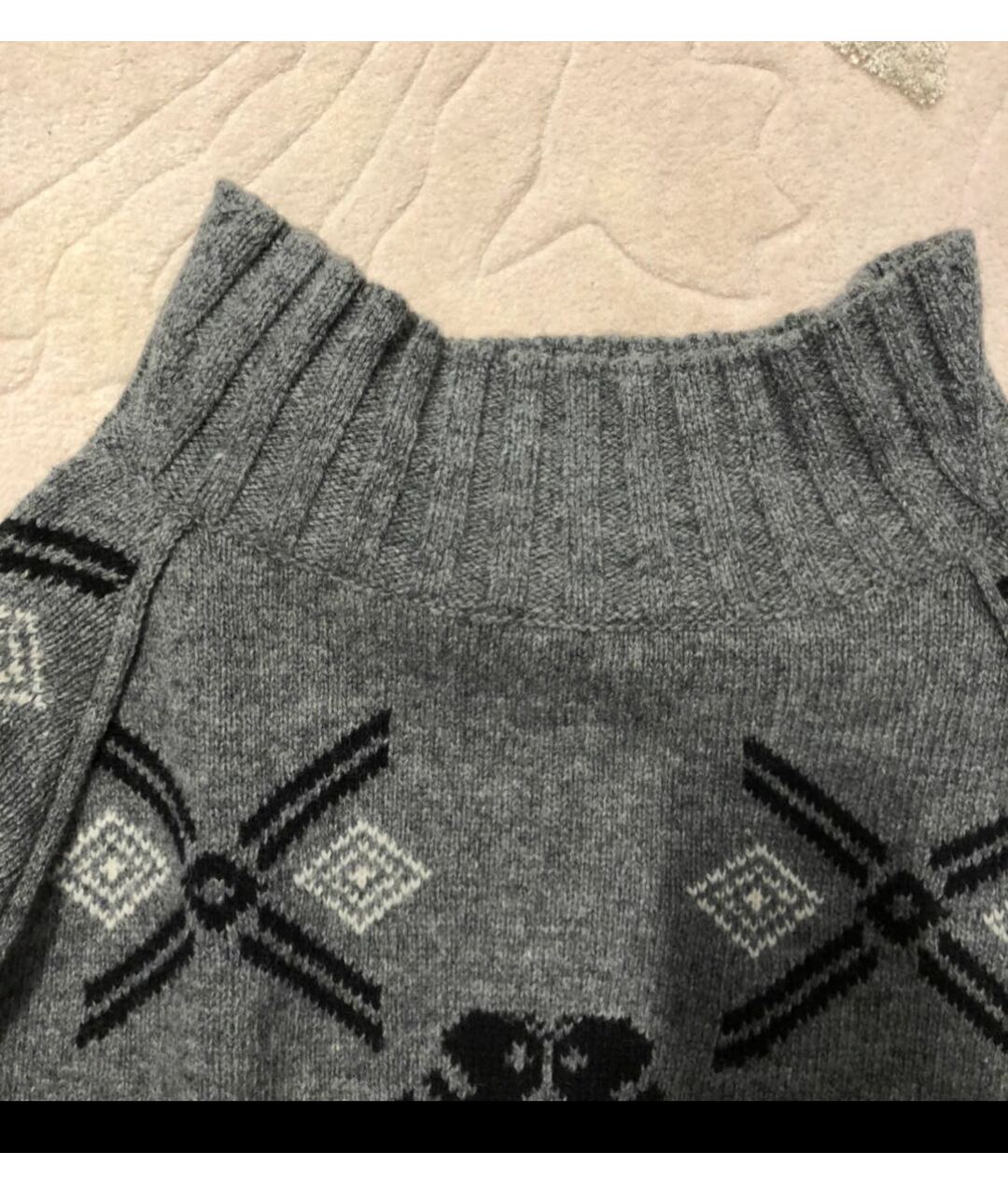 STELLA MCCARTNEY Антрацитовый шерстяной джемпер / свитер, фото 2