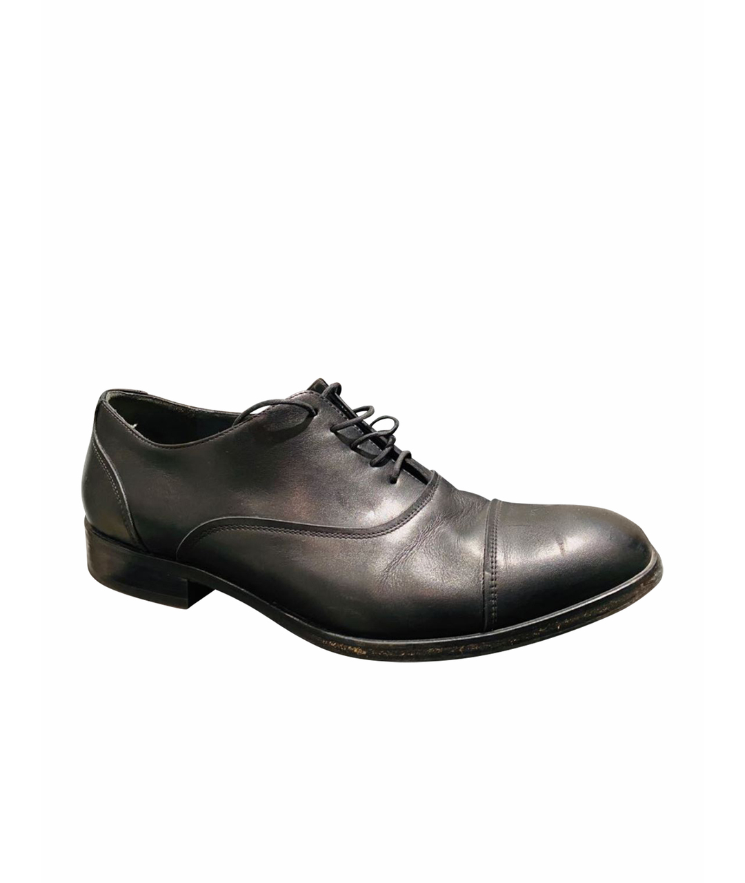 LANVIN Черные кожаные туфли, фото 1