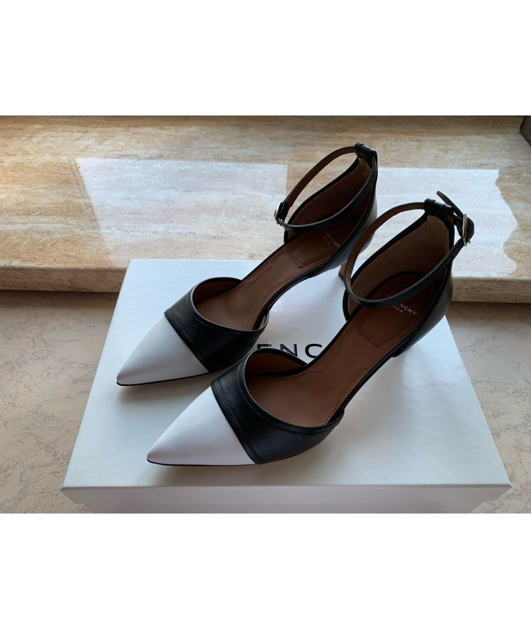GIVENCHY Черные кожаные туфли, фото 3