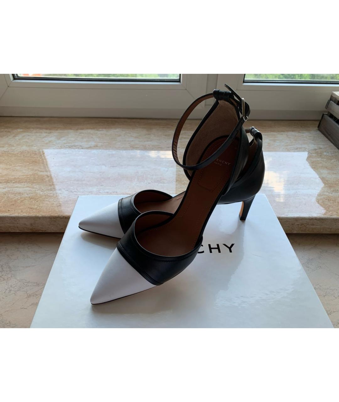 GIVENCHY Черные кожаные туфли, фото 4