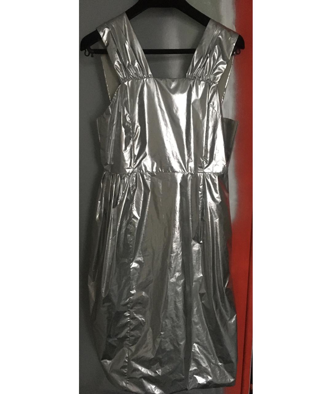 SIMONE ROCHA Серебряное вечернее платье, фото 3