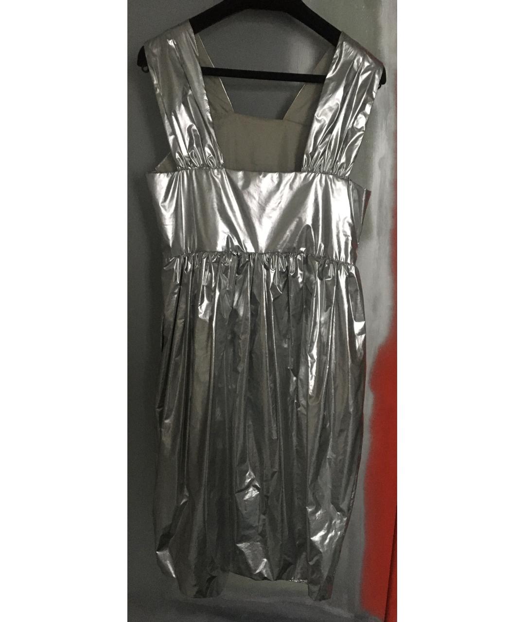 SIMONE ROCHA Серебряное вечернее платье, фото 4