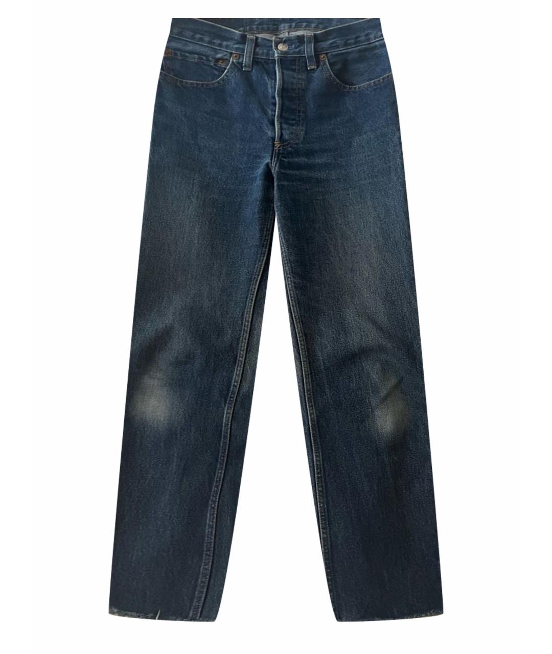 LEVI'S VINTAGE CLOTHING Темно-синие хлопковые прямые джинсы, фото 1