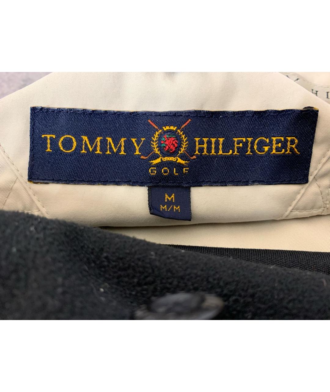 TOMMY HILFIGER Бежевая полиэстеровая куртка, фото 6