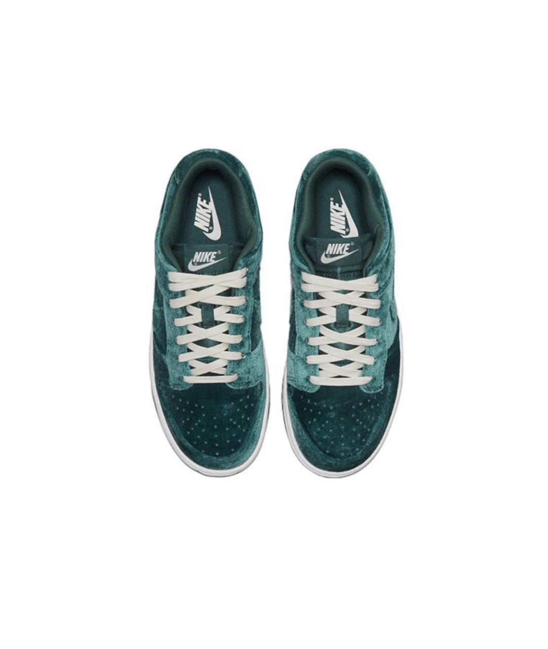 NIKE Зеленые бархатные кеды, фото 2