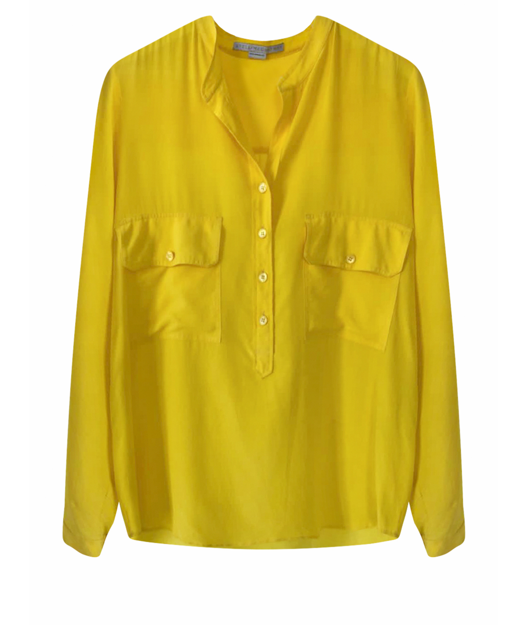 STELLA MCCARTNEY Желтая шелковая рубашка, фото 1
