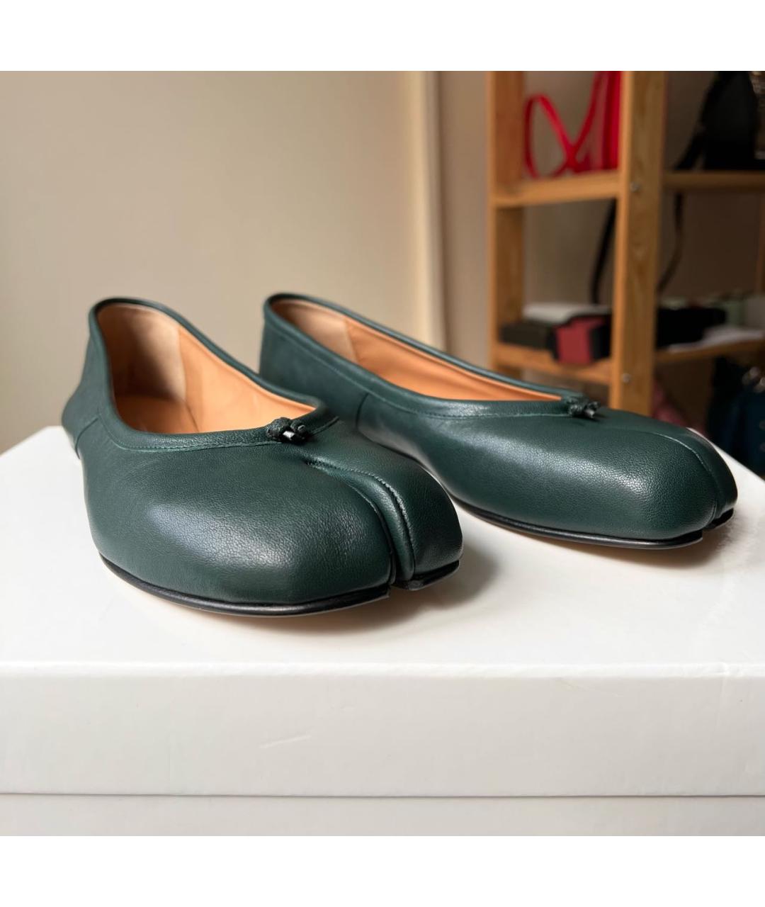 MAISON MARGIELA Кожаные балетки, фото 2