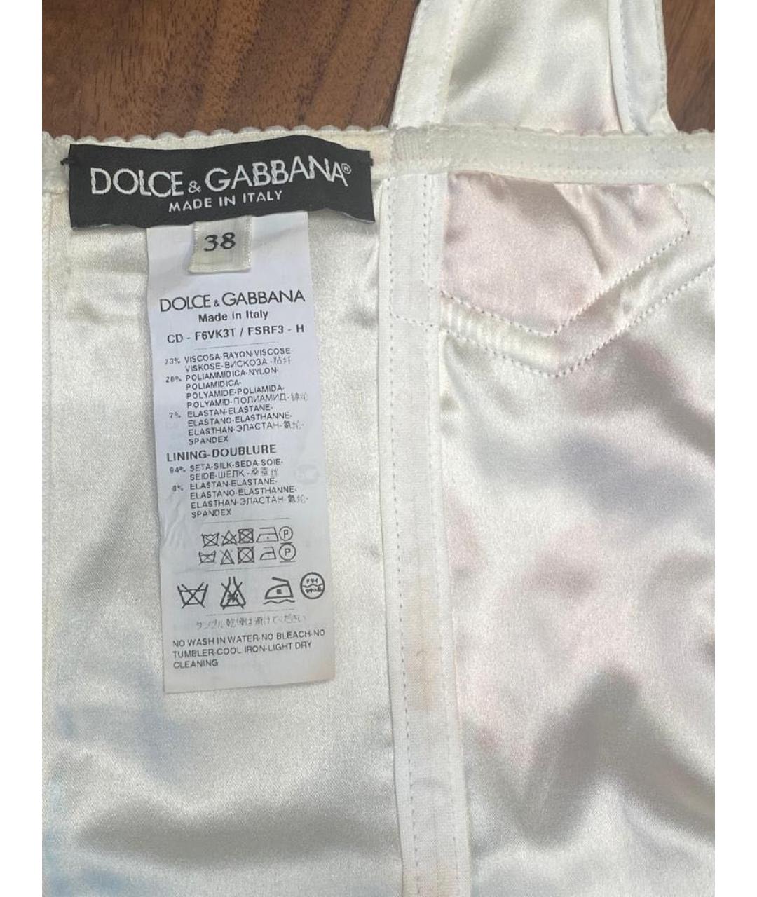 DOLCE&GABBANA Мульти вискозный сарафан, фото 4