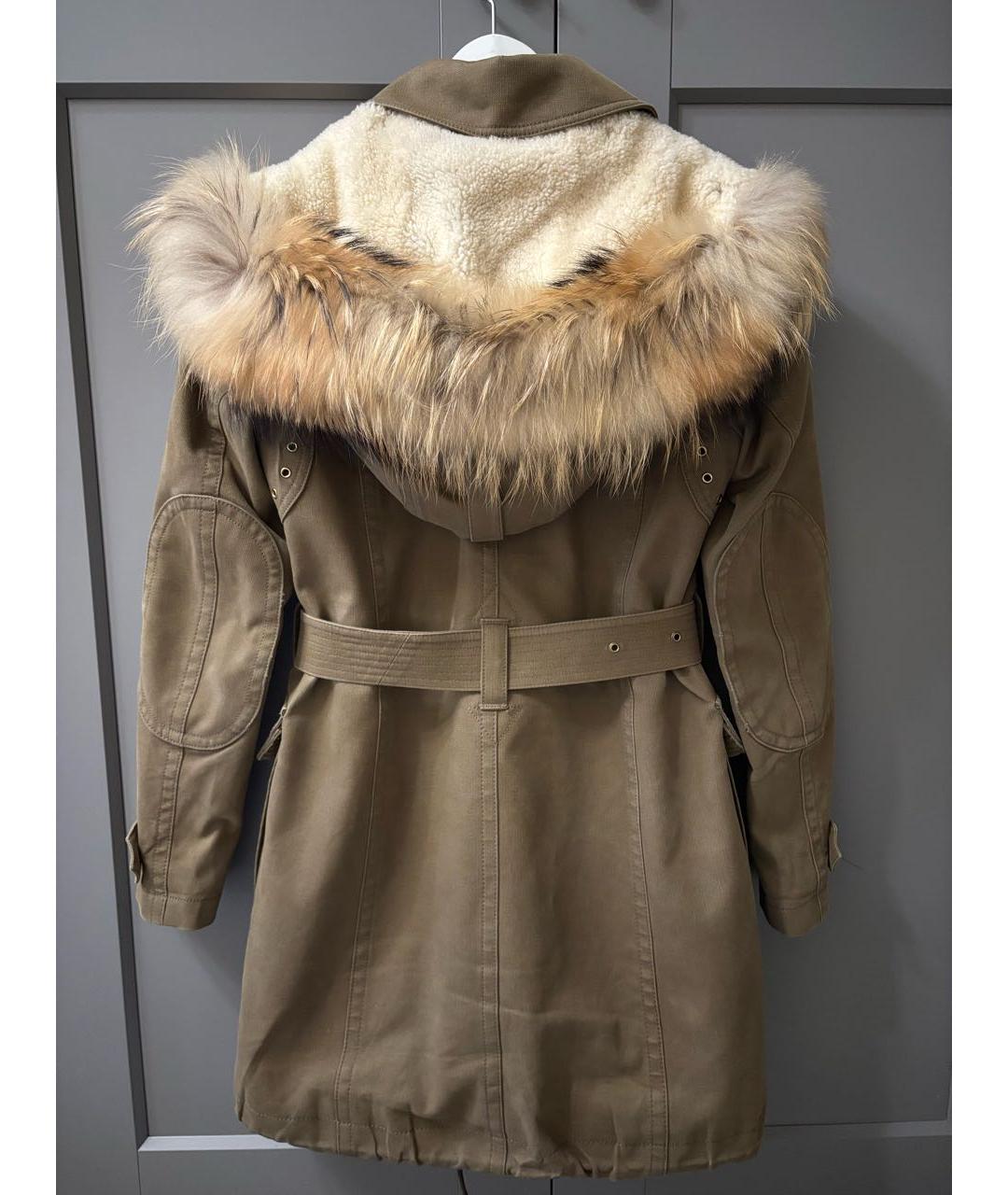 BURBERRY BRIT Хаки хлопковая парка, фото 6