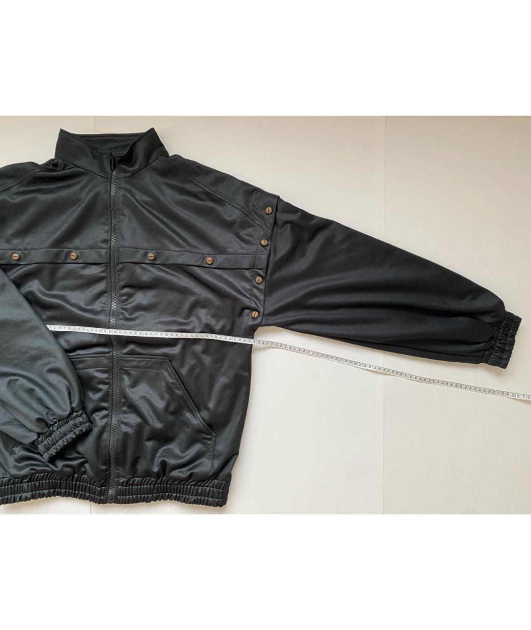 GUCCI Черная синтетическая куртка, фото 2