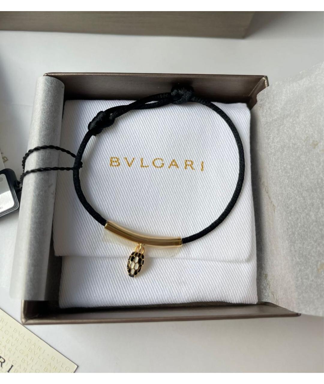 BVLGARI Черный браслет, фото 2