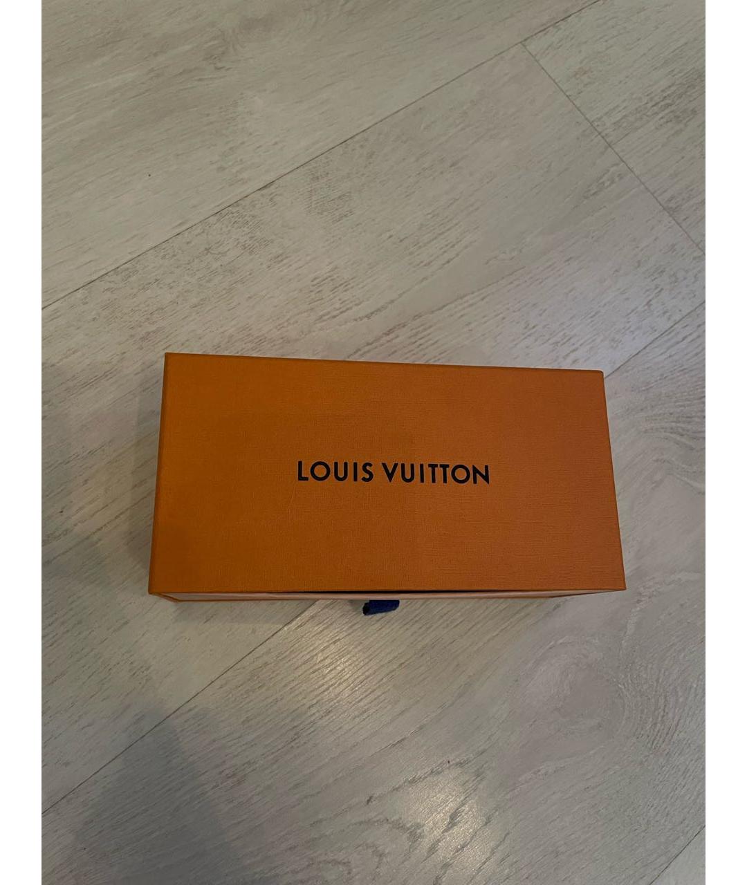 LOUIS VUITTON Антрацитовые пластиковые солнцезащитные очки, фото 4