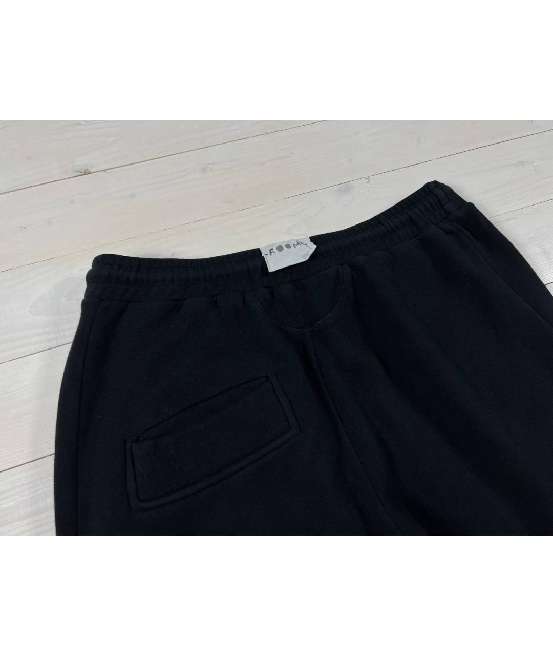 LOST & FOUND RIA DUNN Черные хлопковые повседневные брюки, фото 3