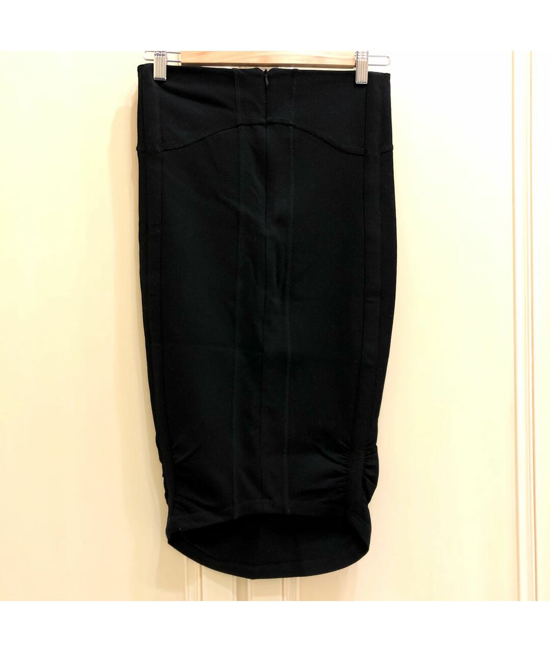 MCQ ALEXANDER MCQUEEN Черная вискозная юбка миди, фото 2