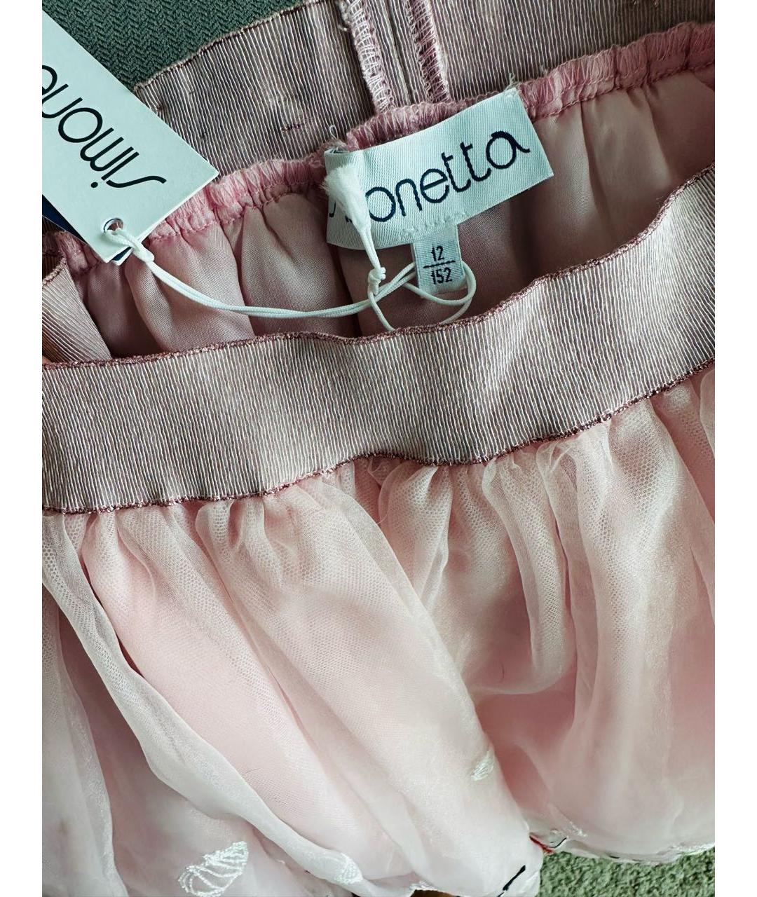 SIMONETTA Розовая юбка, фото 3