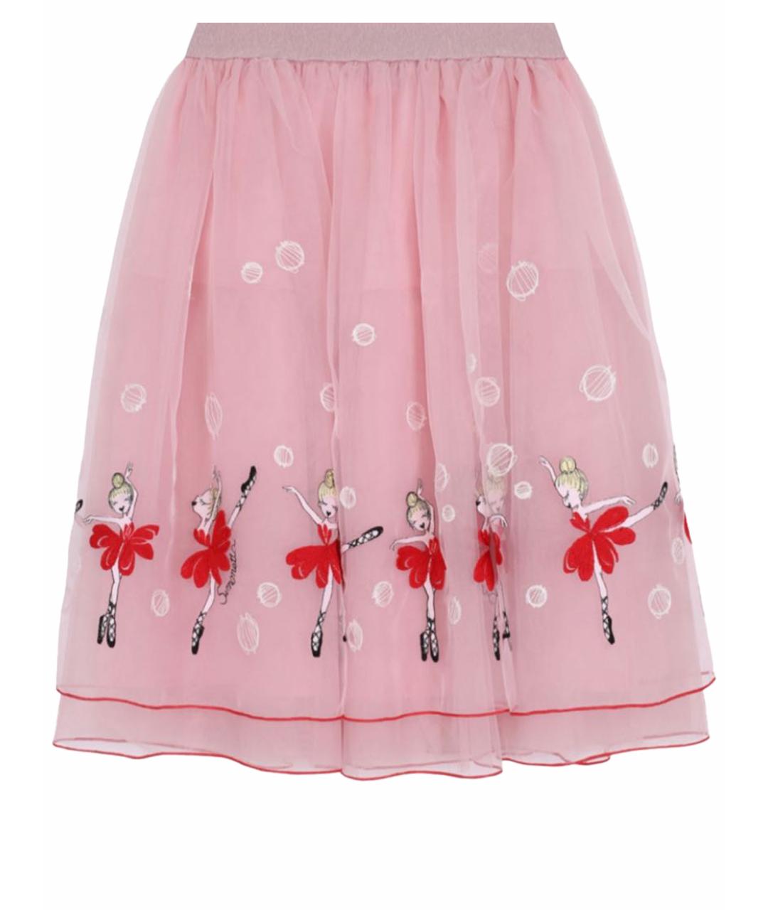 SIMONETTA Розовая юбка, фото 1