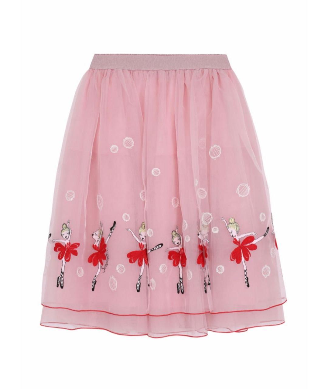 SIMONETTA Розовая юбка, фото 4