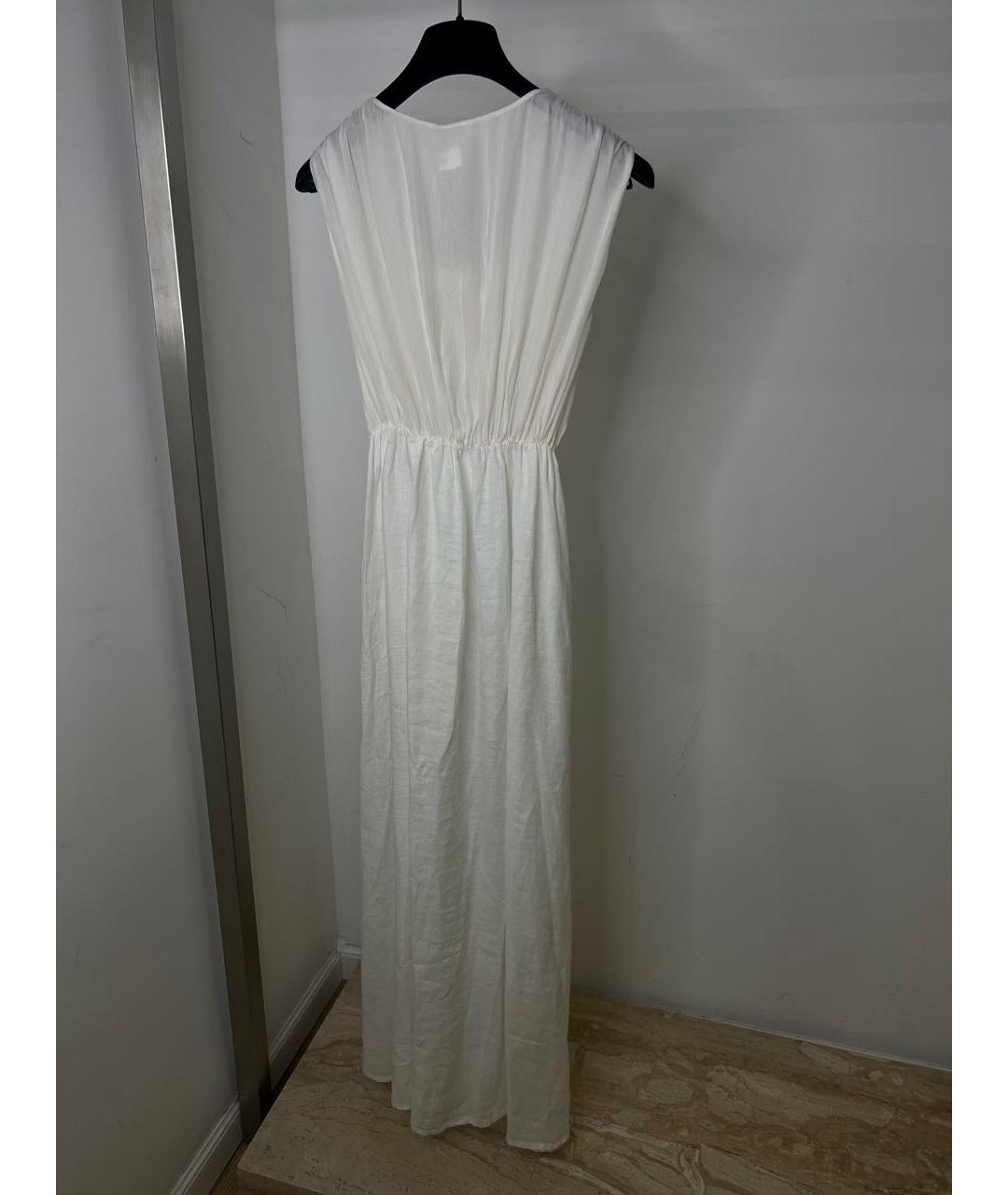 120%LINO Белое платье, фото 5