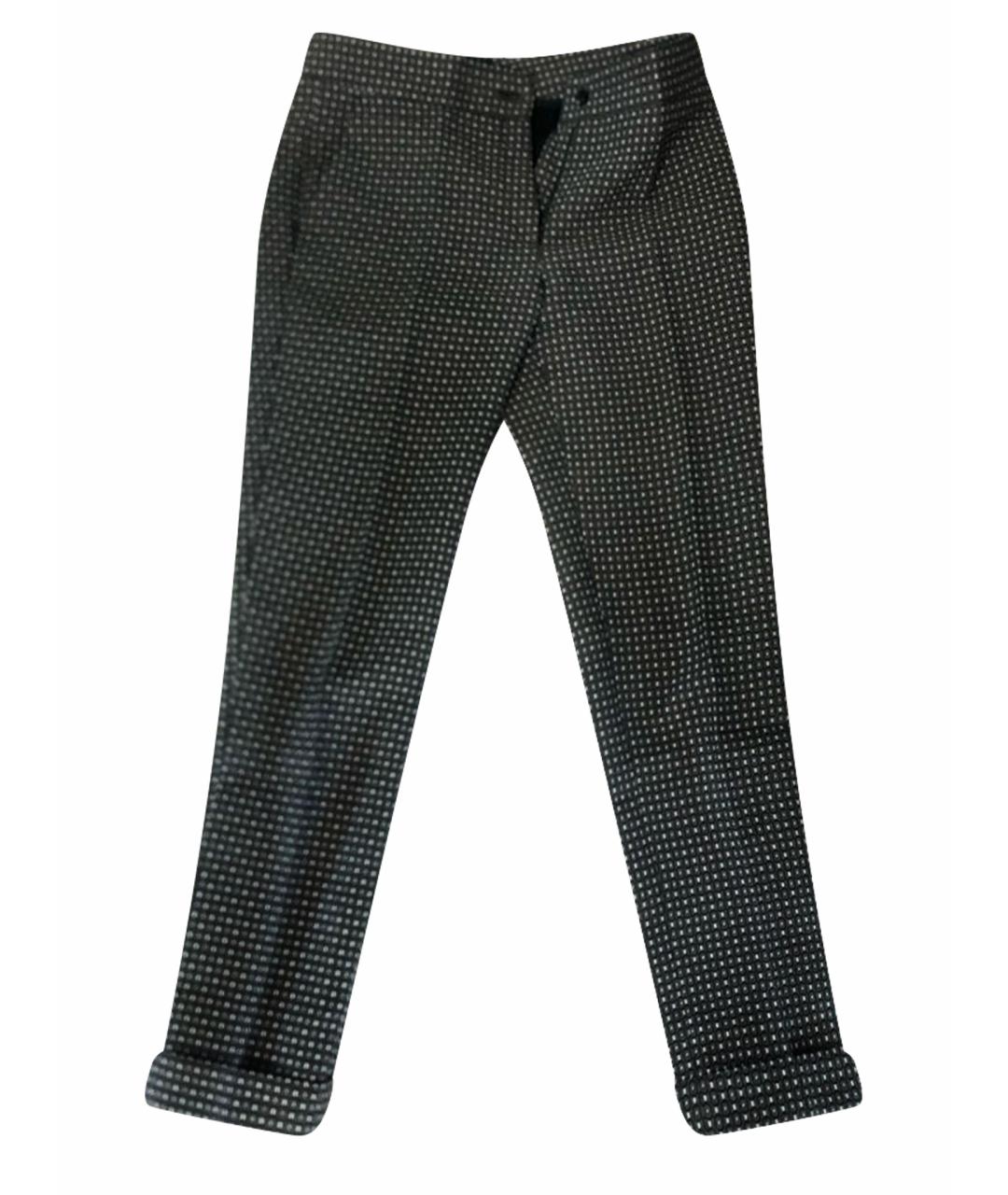 ETRO Коричневые хлопковые брюки узкие, фото 1