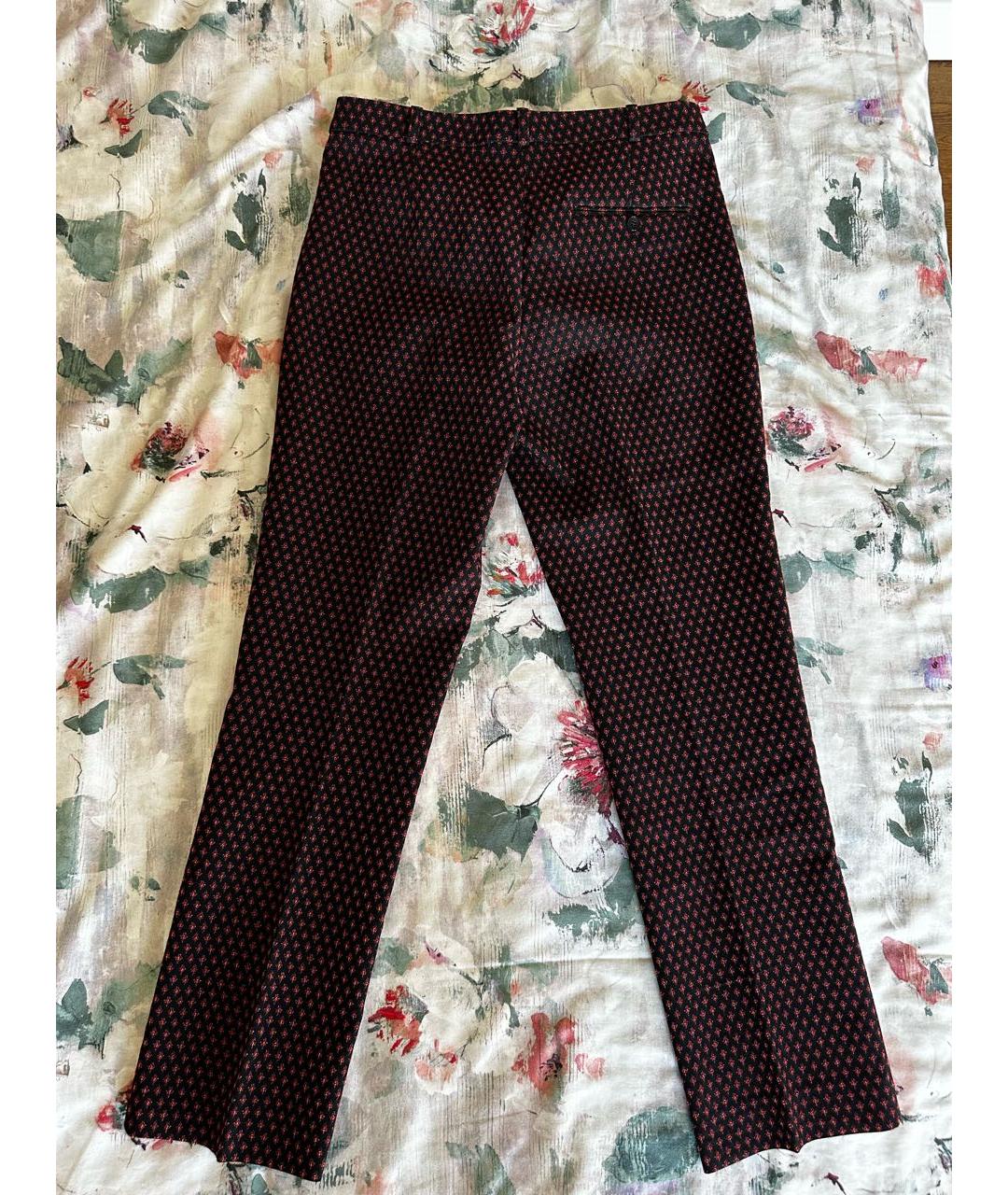ETRO Черные хлопковые брюки широкие, фото 2