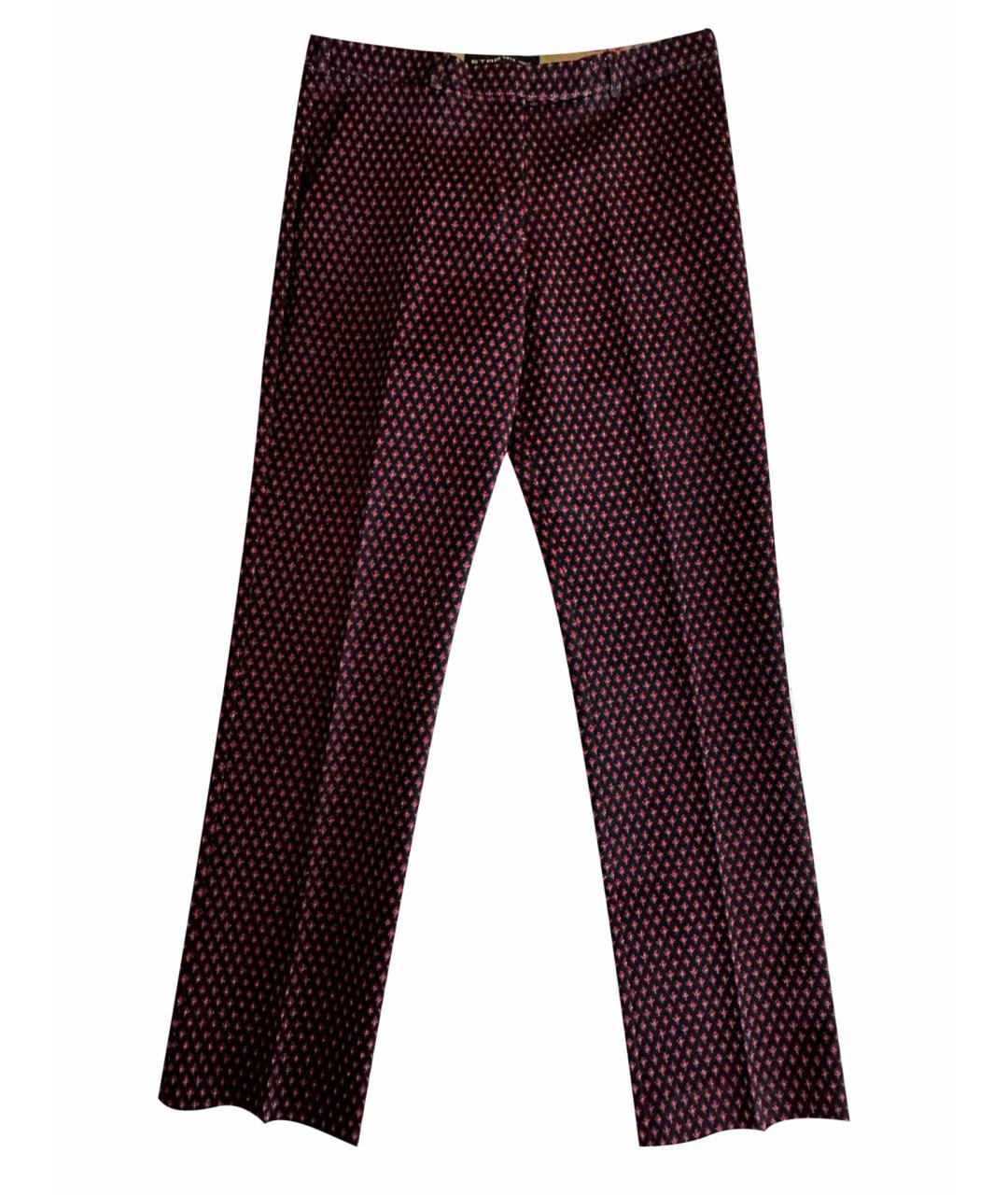 ETRO Черные хлопковые брюки широкие, фото 1