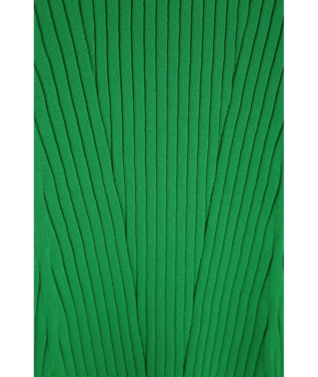 ERIKA CAVALLINI Зеленые вискозное повседневное платье, фото 2