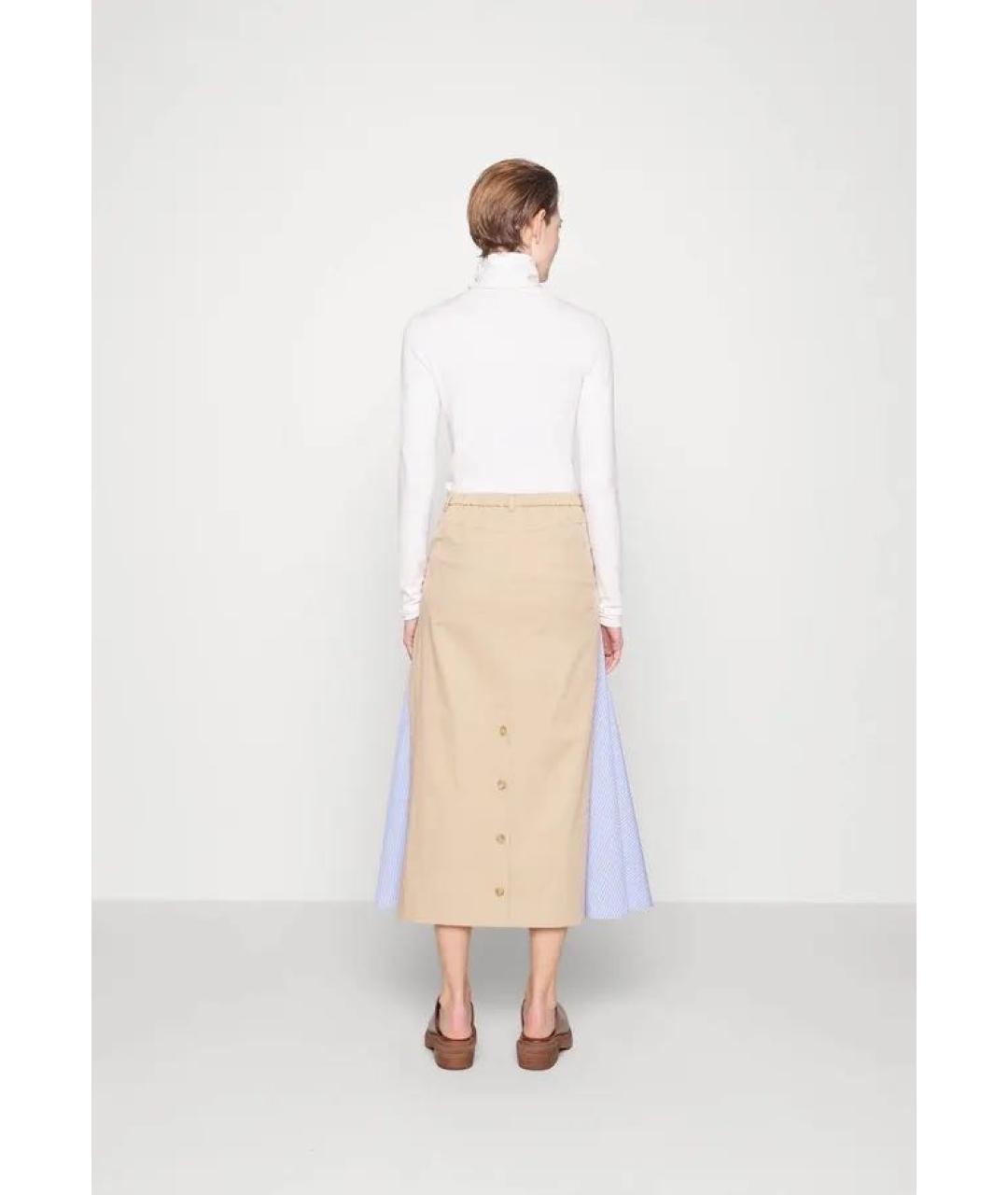 WEEKEND MAX MARA Бежевая юбка миди, фото 7