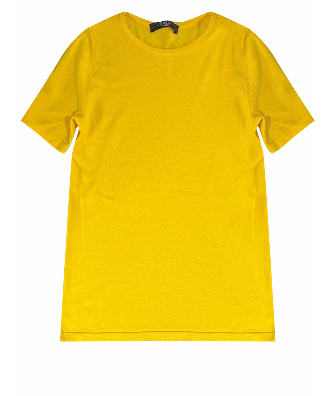WEEKEND MAX MARA Желтая футболка, фото 1