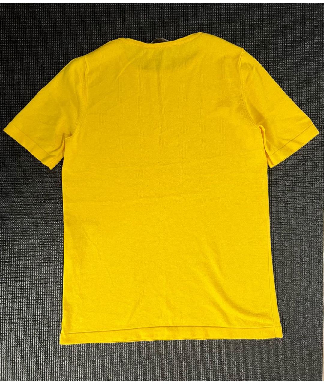 WEEKEND MAX MARA Желтая футболка, фото 2