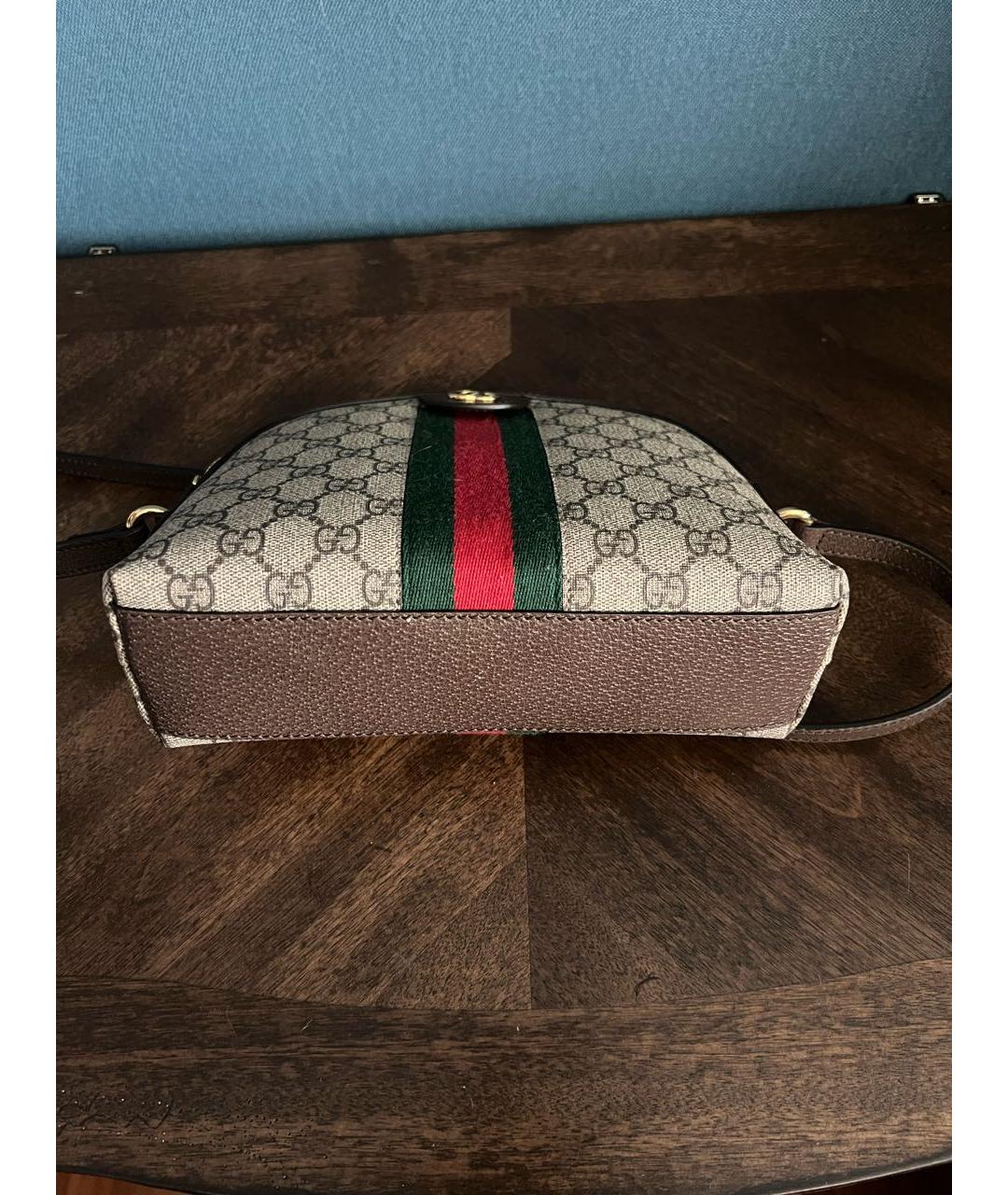 GUCCI Коричневая сумка через плечо, фото 3