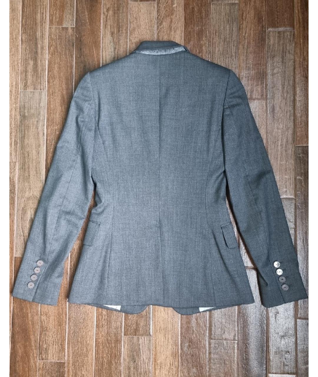 STELLA MCCARTNEY Антрацитовый вискозный жакет/пиджак, фото 2