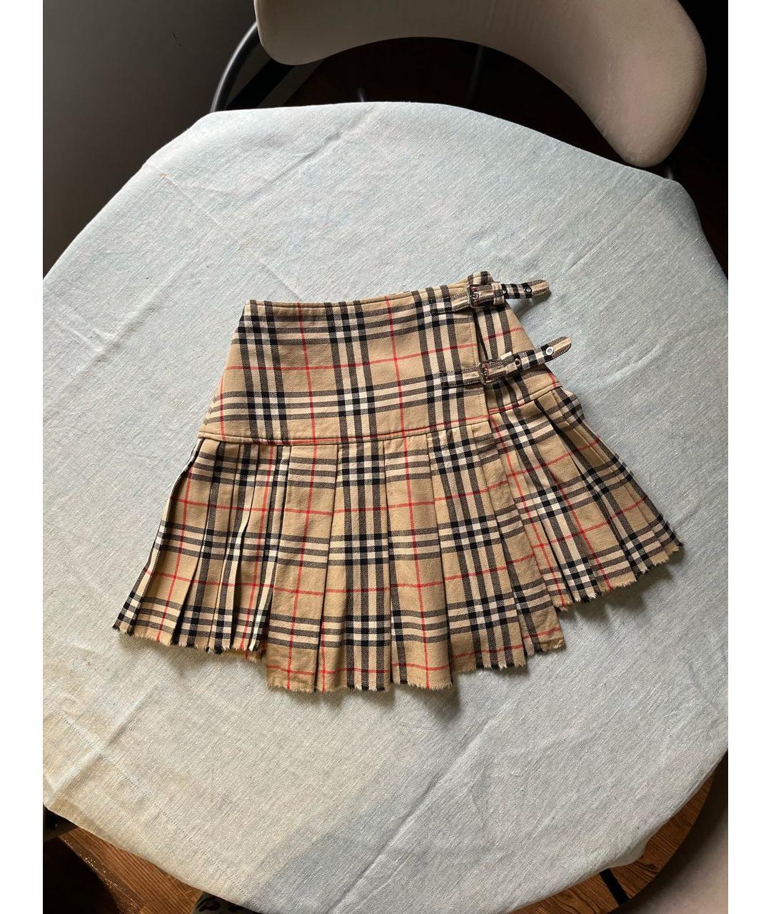 Burberry plaid mini skirt best sale