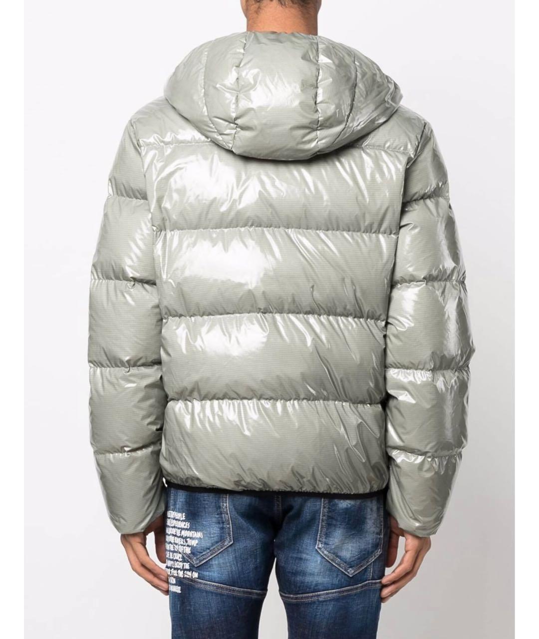 DSQUARED2 Зеленый полиамидовый пуховик, фото 2