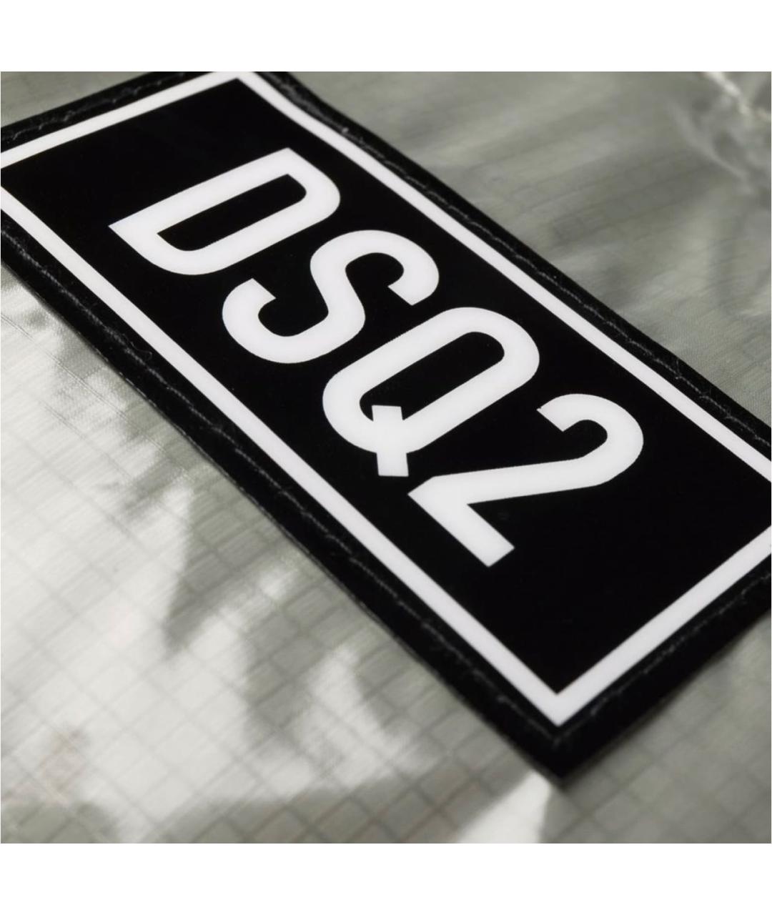 DSQUARED2 Зеленый полиамидовый пуховик, фото 6