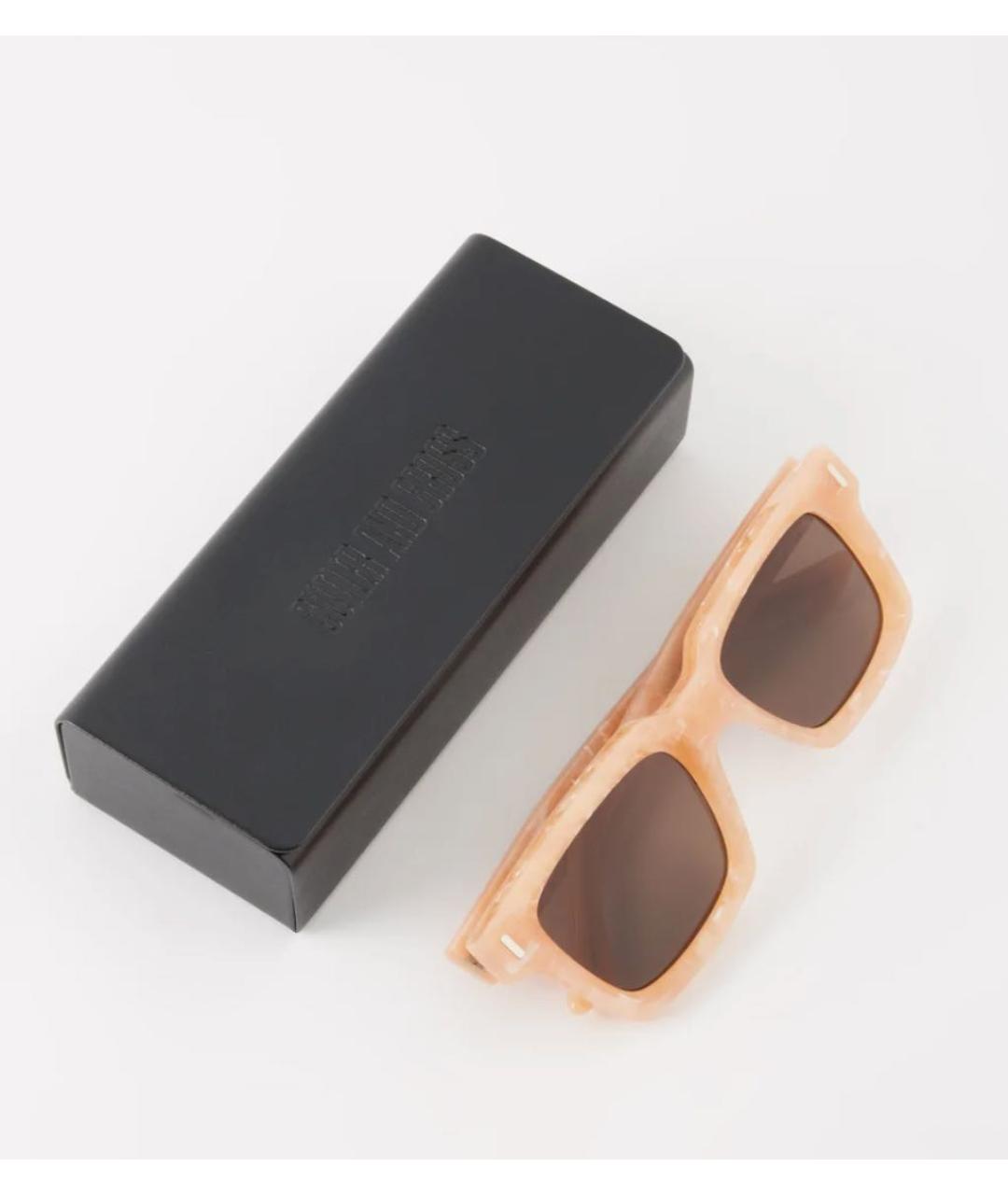 CUTLER & GROSS Коричневые солнцезащитные очки, фото 3