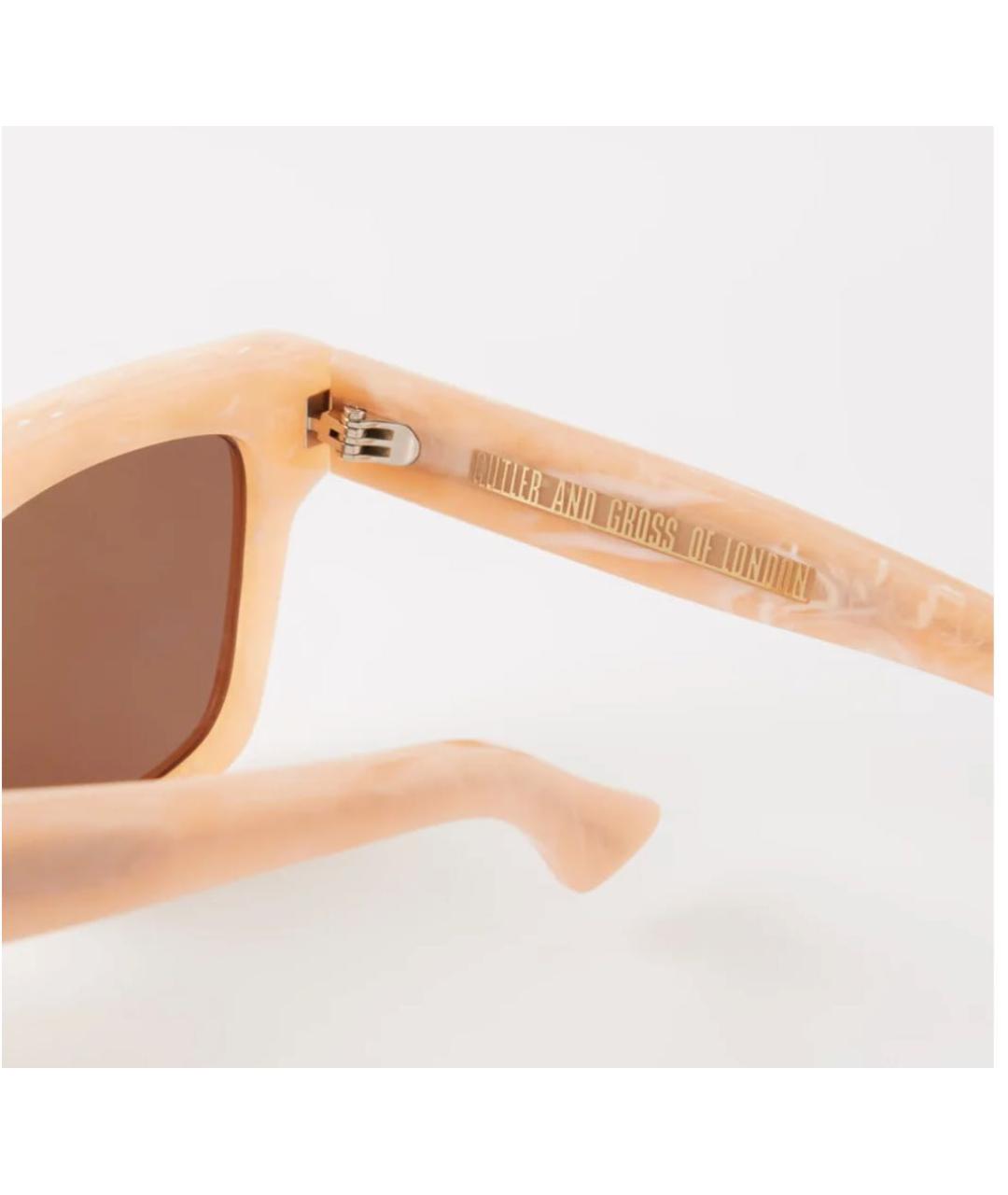 CUTLER & GROSS Коричневые солнцезащитные очки, фото 4