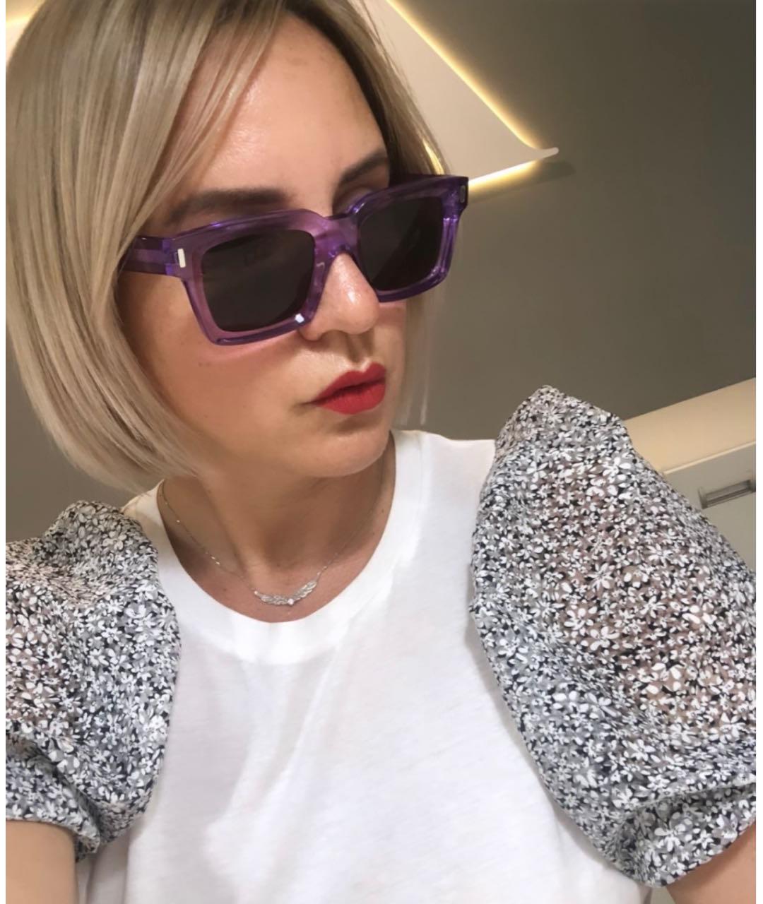 CUTLER & GROSS Фиолетовые солнцезащитные очки, фото 3