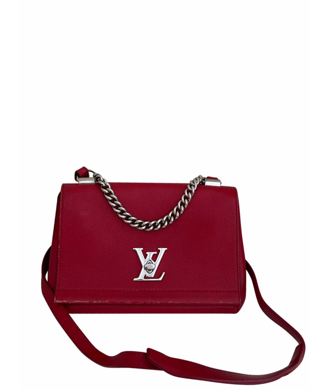 LOUIS VUITTON PRE-OWNED Красная кожаная сумка через плечо, фото 1