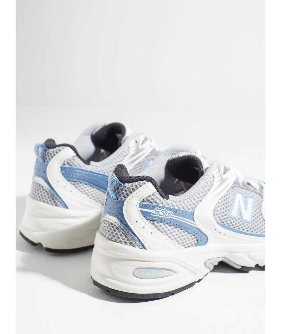 NEW BALANCE Синие текстильные кроссовки, фото 3