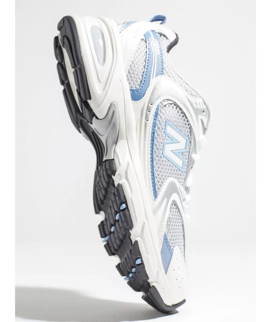 NEW BALANCE Синие текстильные кроссовки, фото 4