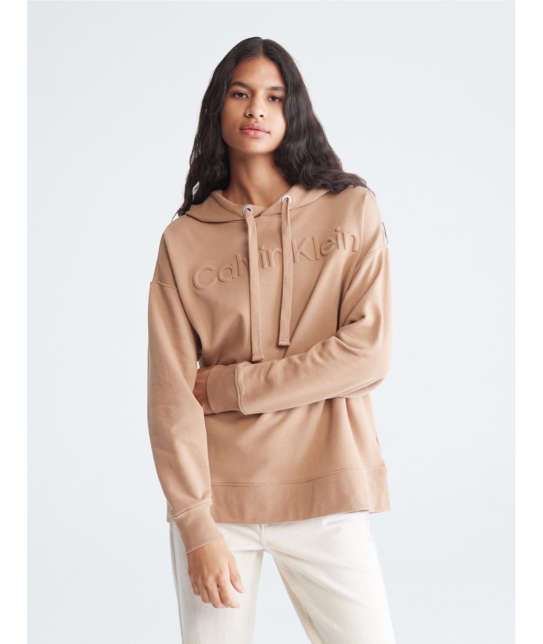 CALVIN KLEIN Бежевый хлопковый спортивные костюмы, фото 4
