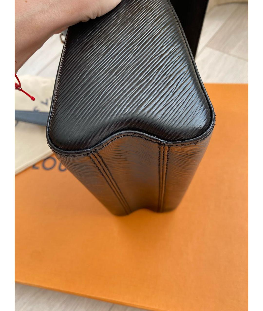 LOUIS VUITTON Черная сумка через плечо, фото 4