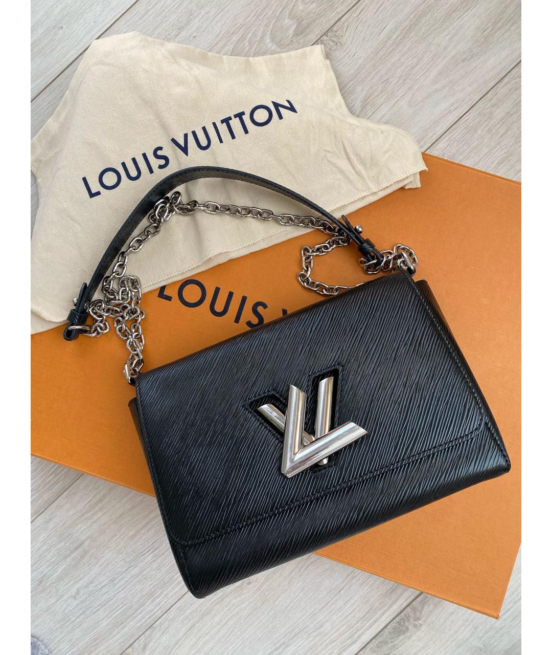 LOUIS VUITTON Черная сумка через плечо, фото 5