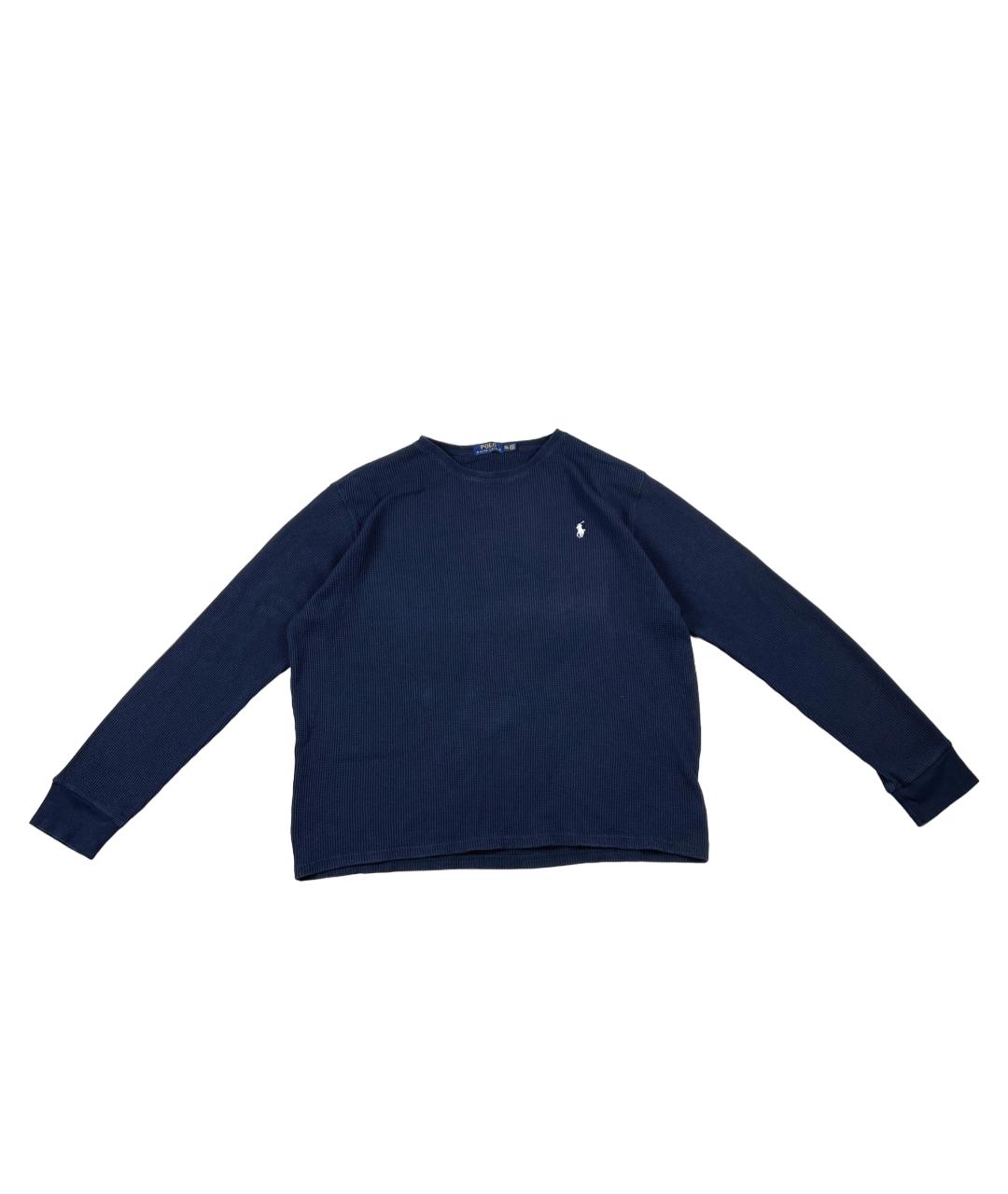 RALPH LAUREN Синий хлопковый джемпер / свитер, фото 3