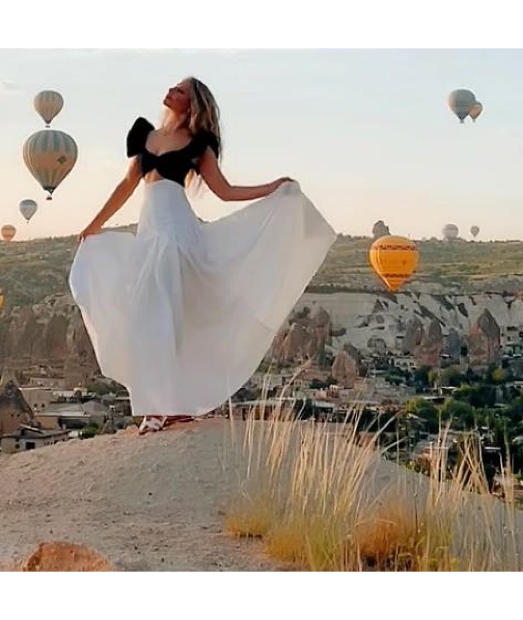 BRUNELLO CUCINELLI Белая хлопковая юбка макси, фото 4