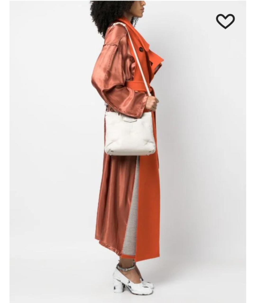 MAISON MARGIELA Черная кожаная сумка через плечо, фото 9