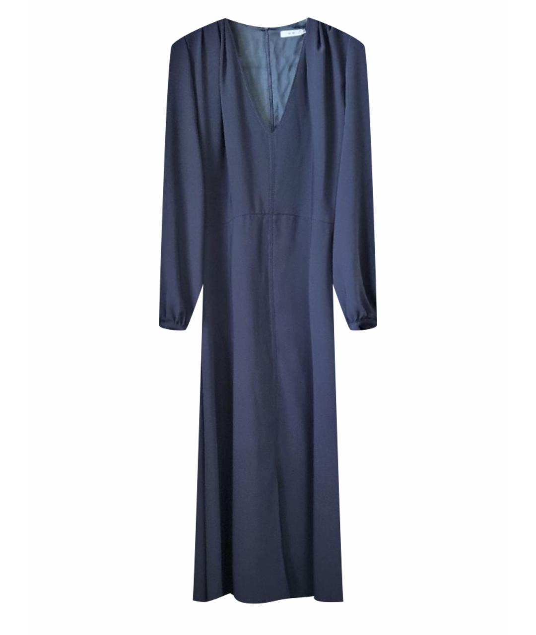 IRIS & INK  Темно-синее полиэстеровое платье, фото 1