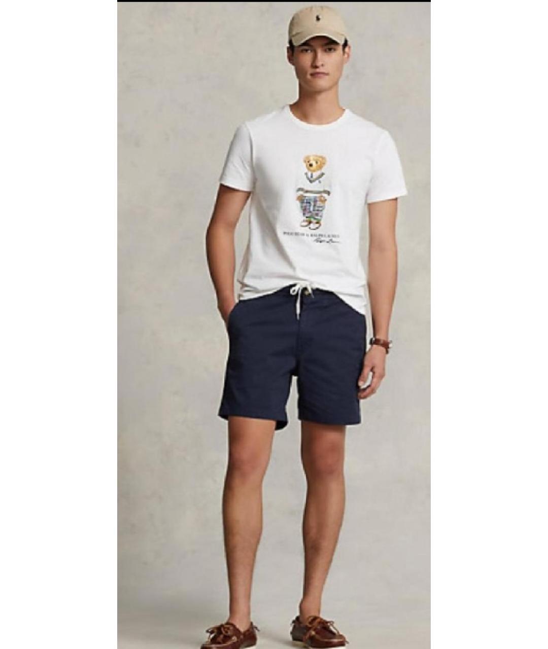 POLO RALPH LAUREN Белая хлопковая футболка, фото 7